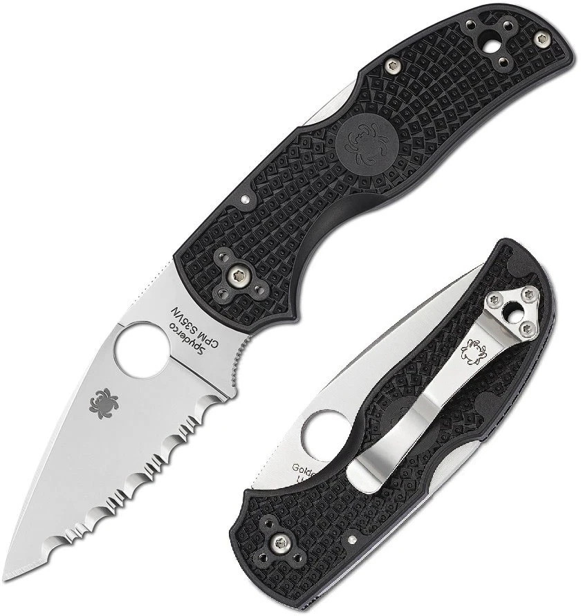 Spyderco Native 5 Lightweight C41SBK5 Black FRN CPM-S30V Spyder Edge USA NEW