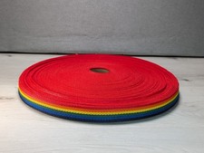 Rainbow Webbing Strap 1" Wide Belt Clothing Fabric Material 13" Roll Art Crafts