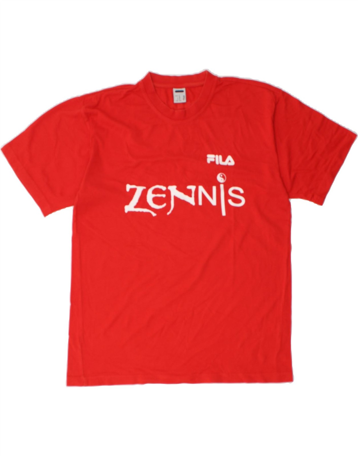 FILA Maglietta Uomo Grafica Top Medium Rosso Cotone AC09