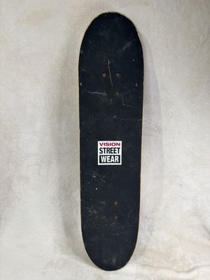 VSION STREET WEAR ロングスケートボード Vision Street Wear Black Bravo Sports Beginner Complete Skateboard