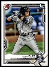 2021 Bowman #BP-33 Eddy Diaz Prospects