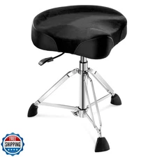 Vangoa Saddle Drum Throne, Hydraulic Heavy Duty Drum Seat Stool Chair Height 