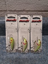 3 Bandit Lures Bandit 100 Series Crankbaits 2-5ft BDT1 Squarebill 