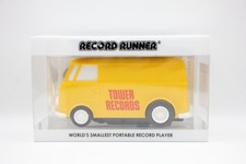 Tower Records Record Runner 33RPM Portable Vinyl Player VW Bus Yellow Edition