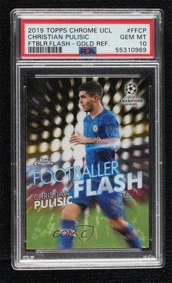 2019-20 Chrome UEFA Champions League Gold Refractor 41/50 Christian Pulisic 0y42