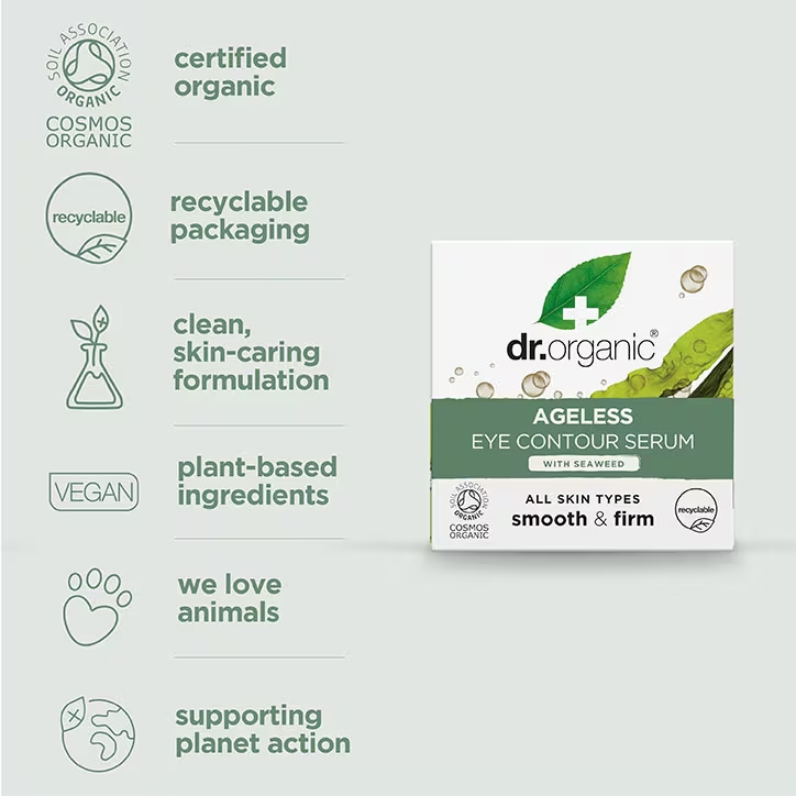 Dr Organic Ageless Eye Contour Serum with Seaweed 15ml