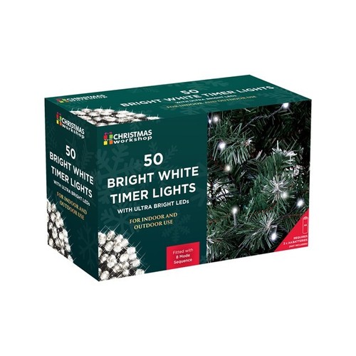 BATTERY OPERATED LED FAIRY LIGHTS WITH TIMER INDOOR/OUTDOOR CHRISTMAS XMAS PARTY - Picture 12 of 80