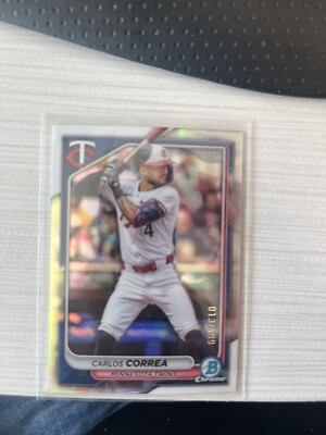 CARLOS CORREA bowman refractor auto