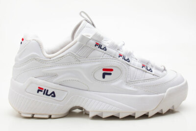 Fila D-Formation Damen Low-Top Schuhe Sneaker 5CM00514 weiß-blau-rot