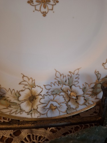 Vintg Nippon Hand painted platter, Shabby chic, Cottage core, Holiday... - Picture 5 of 8