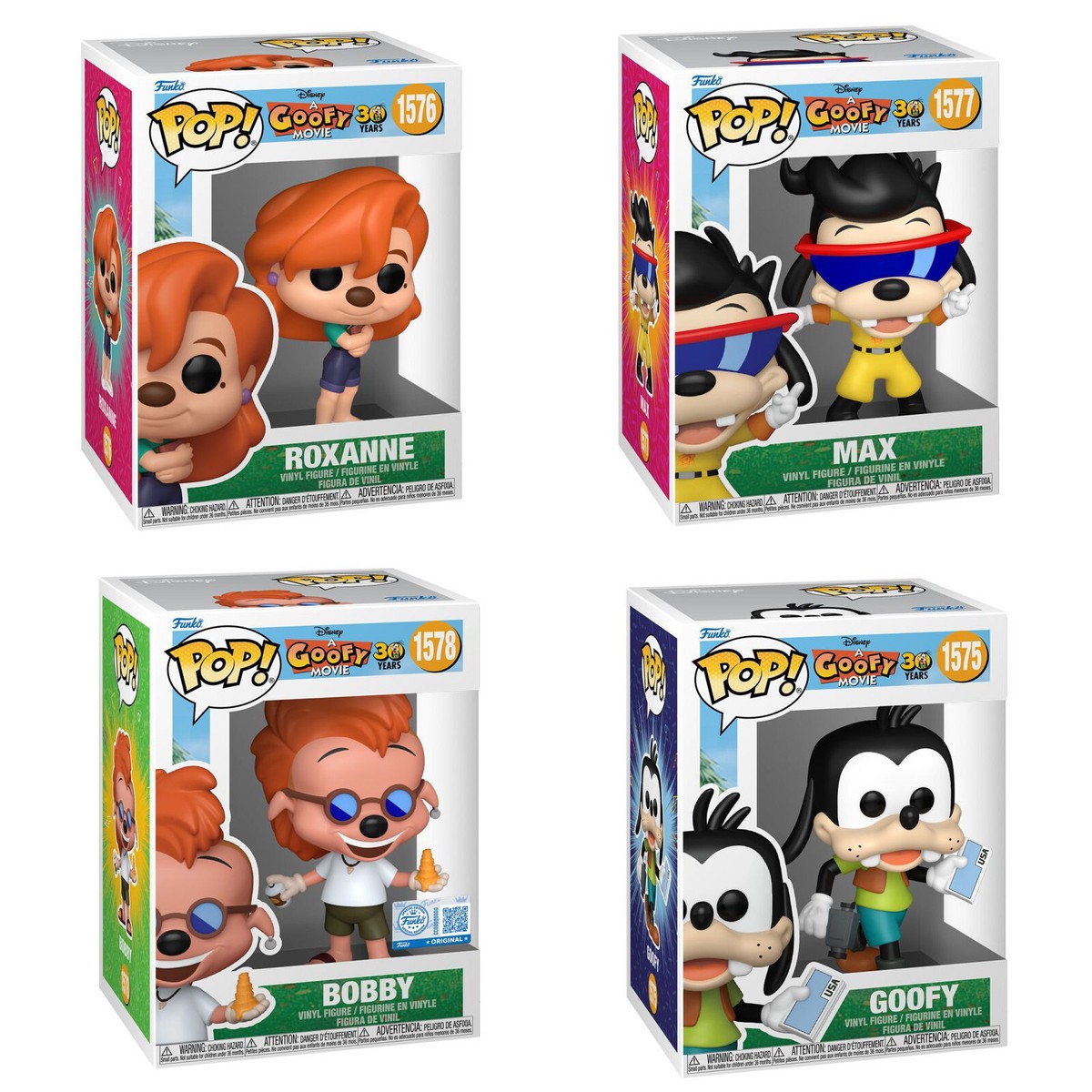 4 Set A Goofy Movie (1995) - Roxanne Max Bobby Zimuruski Pop