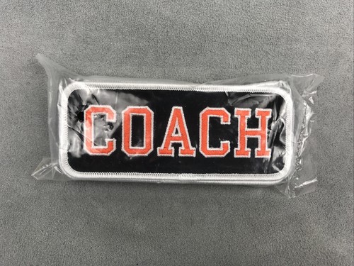 Lot of 10 Black & Orange COACH Patches 5" x 2" NEW in PACKAGE - Picture 2 of 2