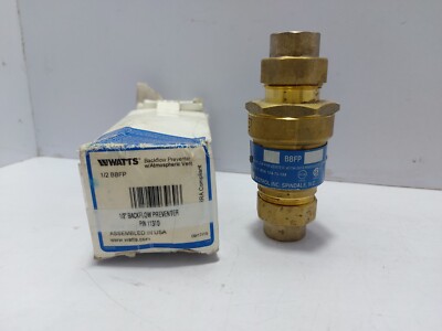 Watts 11310 1/2'' Backflow Preventer 1/2 BBFP