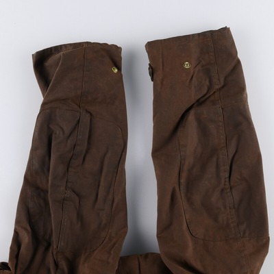 希少✨️Barbour×BackHouse オイルド90s 90'S Barbour Backhouse Old 3 Warrant Waxed Cotton Oiled Coat