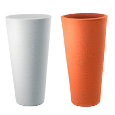 VASO FIORIERA IN RESINA ROTONDO DA ESTERNO GIARDINO INTERNO BALCONE 65 LT