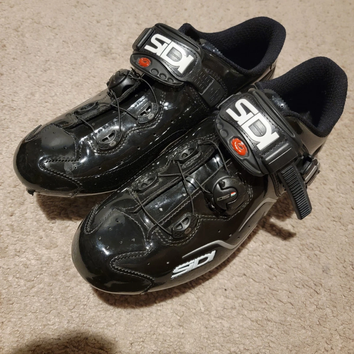 SIDI Carbon Road Cycling Black 44.5 eBay