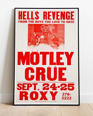 M�tley Cr�e 1982 2 / XXL Poster - 36''x24'' (#1741)