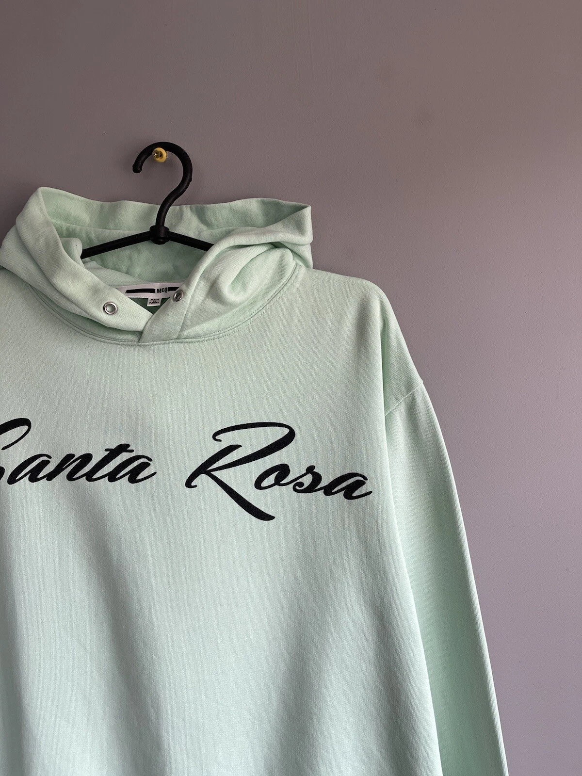 Felpa con cappuccio MCQ Alexander McQueen Santa Rosa Mcq Racer da uomo taglia S