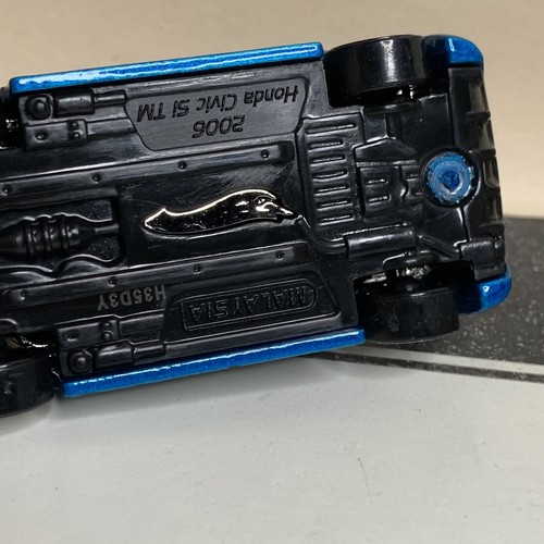 Hot Wheels All Stars #100 2006 Honda Civic Si FG1 Coupe Blue w/Chrome Y5 1:64 NM - Picture 14 of 14