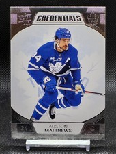 2022-23 Upper Deck Credentials Auston Matthews #81 Maple Leafs