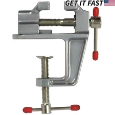 MINI TABLE VISE Aluminum Alloy Craft, Hobby, Jewelry Clamp On Vise