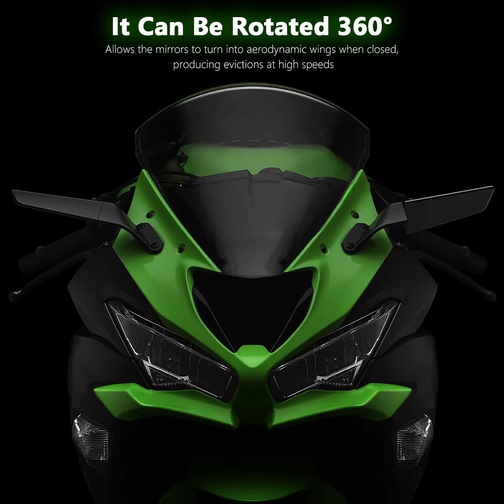 Rear View Mirrors For Kawasaki Ninja ZX-6R 636 2019 2020 2021 2022