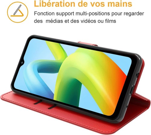 Coque Portefeuille pour Xiaomi Redmi 13C 12C A1/A2 Note 12 Pro 4G/5G Note 11/11S - Imagen 12 de 18