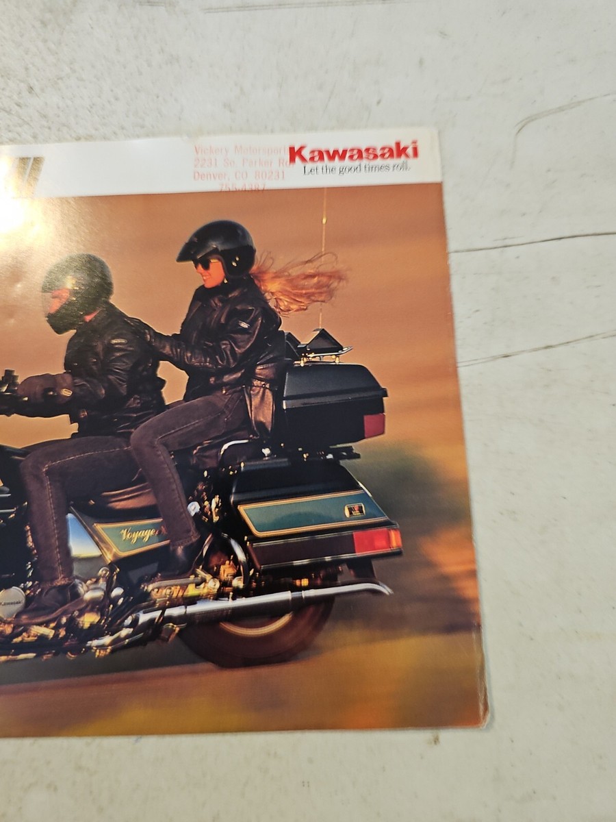 1992 Kawasaki Voyager XII Motorcycle Sales Brochure Data Sheet
