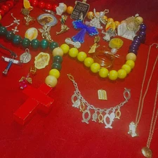 Huge beautiful lot of religious items