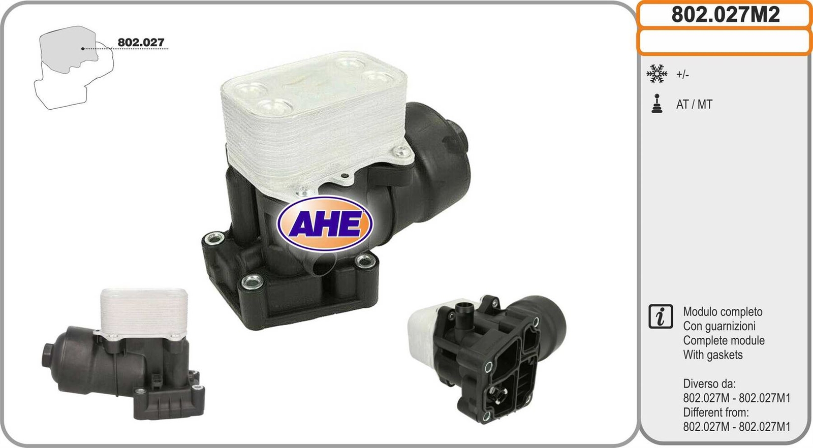 Refroidisseur d'huile premium en alu pour Seat Ibiza IV ST 1.2 TDI