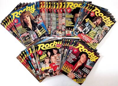 ROCKY Magazin, Jahrgang 1977 und 1978 - Auswahl