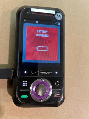 Motarola Rival MOTOROLA RIVAL A455 Purple Verizon 6/2009 Vintage - Needs Battery | eBay