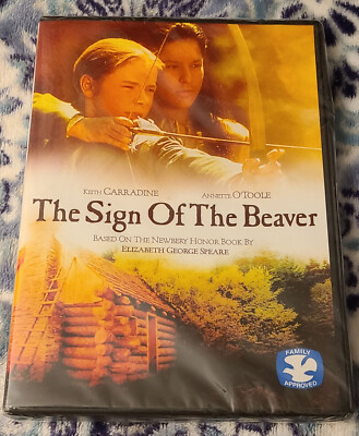 ''The Sign of the Beaver'' DVD Keith Carradine Dove Family Approved New Sealed