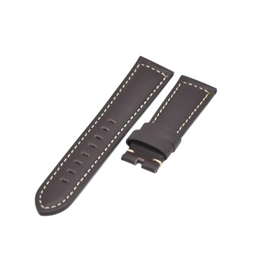 20x18mm Brown Leather Watch Strap For Panerai Luminor Marina Submersible