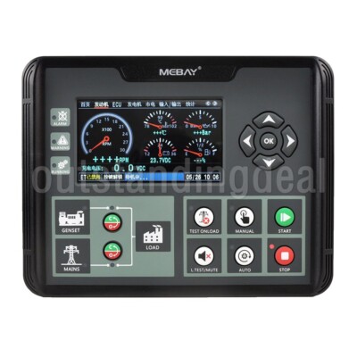 MEBAY DC72MR Genset Controller Generator Controller for Mains Monitoring & AMF-