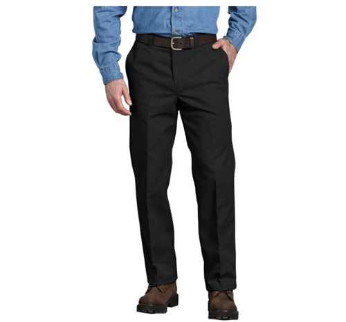 Genuine Dickies Mens Regular Fit Straight Leg Flat Front Core Work Pant - 44x30 - 第 1/2 張圖片