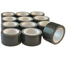 Mini Duct Tape Roll 1 in. x 100 in. Dark Green 12 pack 5col Survival Supply