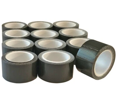 Mini Duct Tape Roll 1 in. x 100 in. Dark Green 12 pack 5col Survival Supply