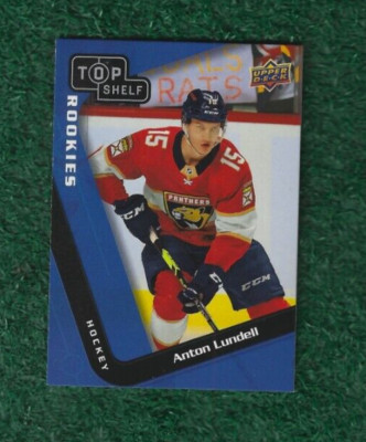ANTON LUNDELL - 2022 UPPER DECK NATIONAL TOP SHELF ROOKIES PROMO CARD # TS-2 NHL