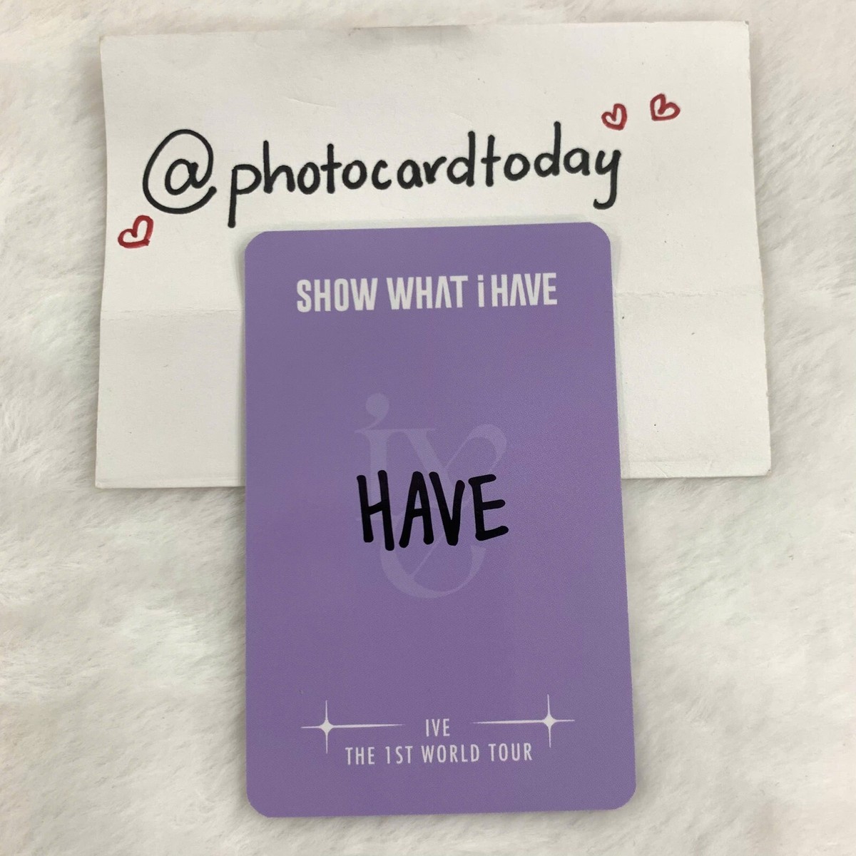 IVE SHOW WHAT I HAVE スタジャン L IVE - THE 1ST WORLD TOUR SHOW 'WHAT I HAVE ENCORE' RANDOM