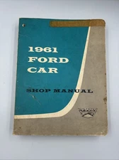 1961 Ford Car Shop Manual Automobile Maintenance Form 7098-61
