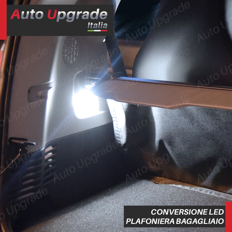 KIT FULL LED INTERNI PER SMART FORTWO 453 PLAFONIERA ANT + LUCE BAGAGLIAIO 6000K - Immagine 3 di 3