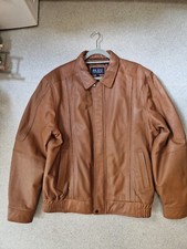 Bleu Leather Company Brown Leather Jacket Size 3XL Never Used