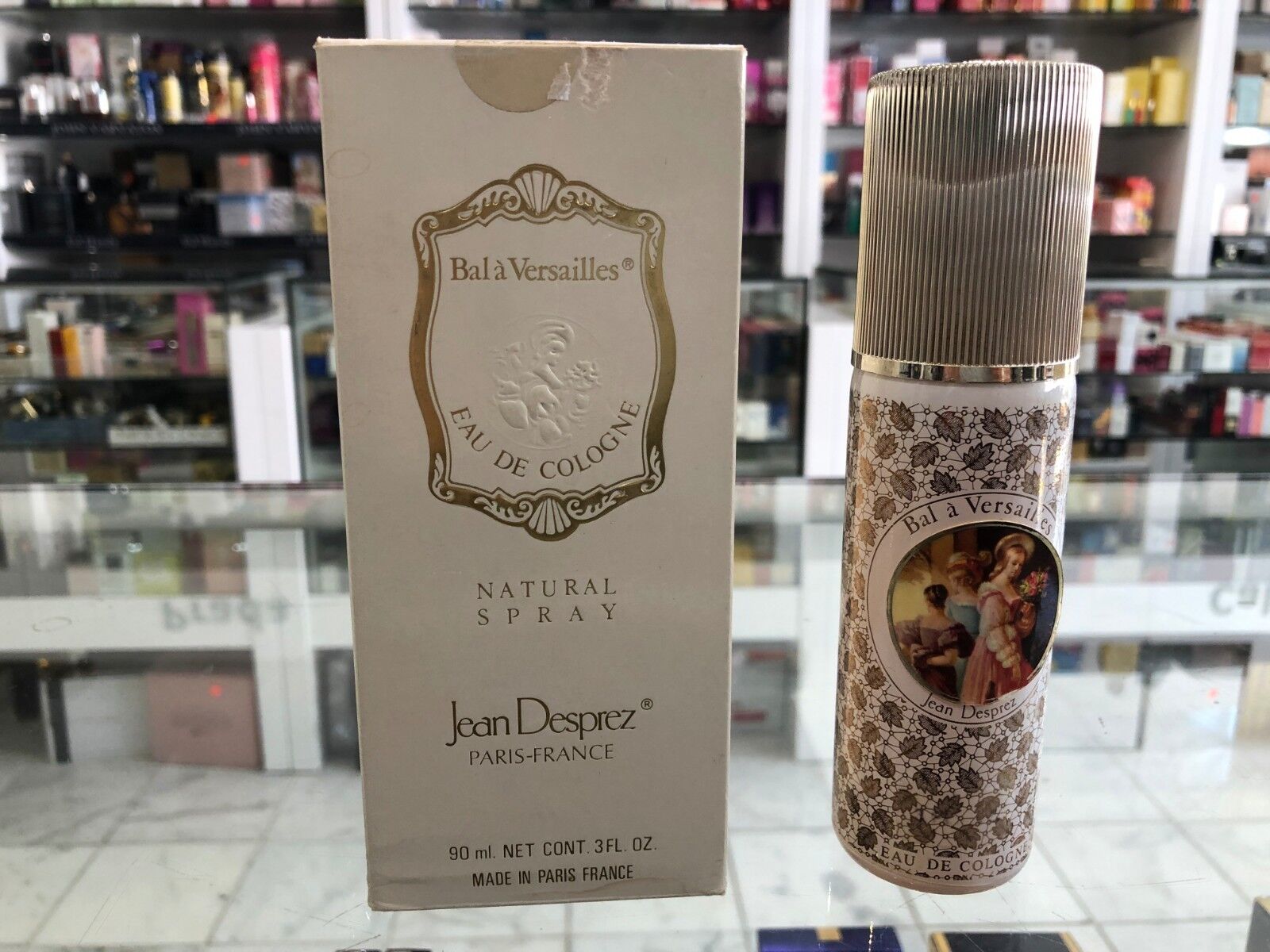 BAL A VERSAILLES SPRAY JEAN DESPREZ 90 ML SPRAY EAU DE COLOGNE NEW IN BOX