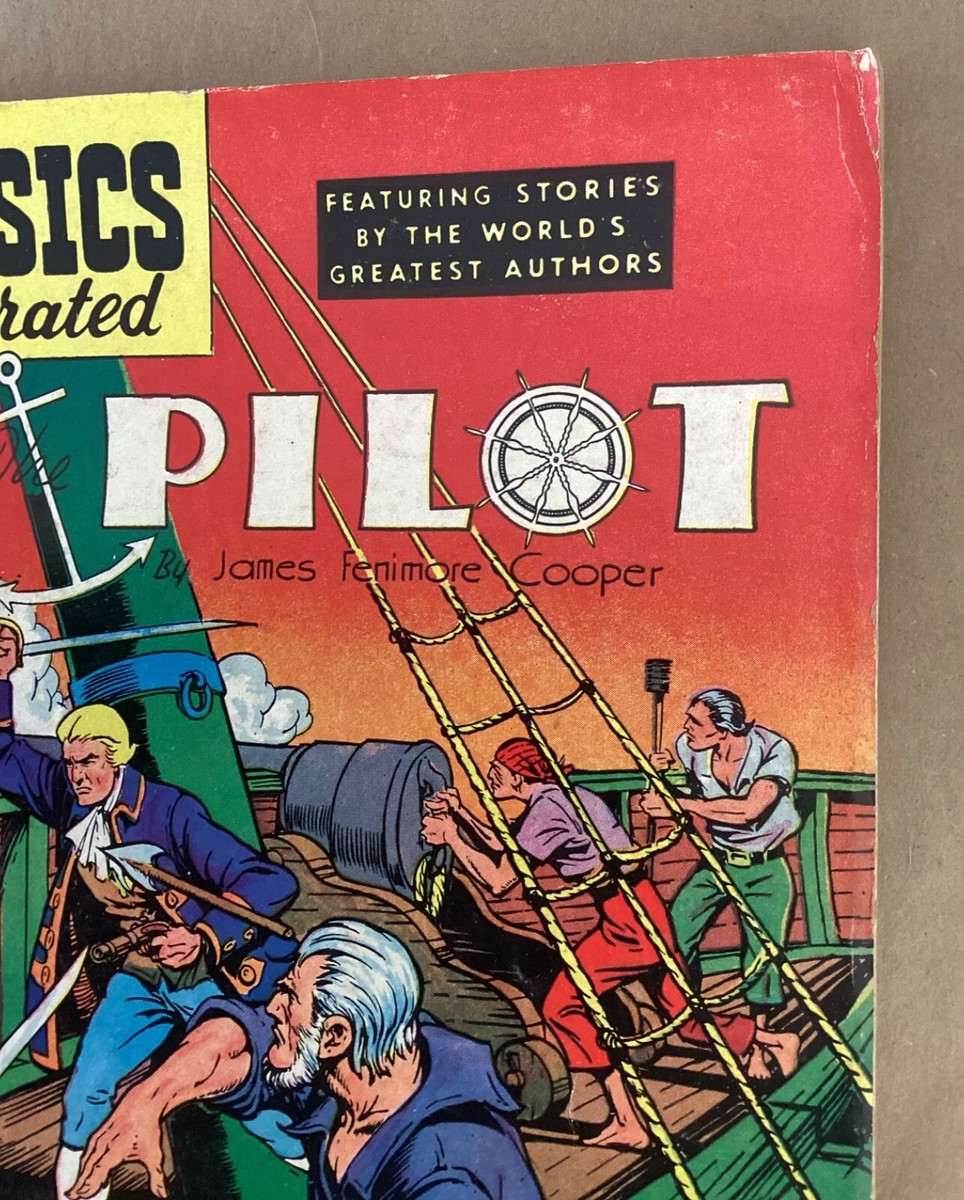 Classics Illustrated #70 comic book The Pilot Golden Age 1950 15c