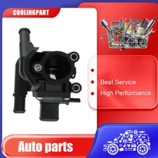 Engine Coolant Thermostat w/ Water Outlet Housing For Ford Focus Escape Mazda