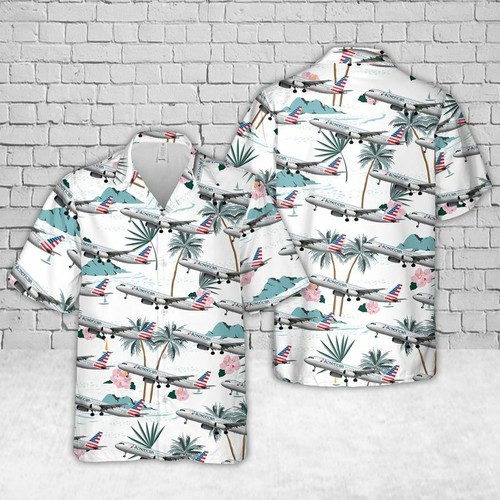 American Airlines Hawaiian Shirt 