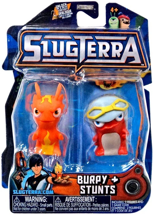 Slugterra Series 3 Burpy & Stunts Mini Figure 2-Pack