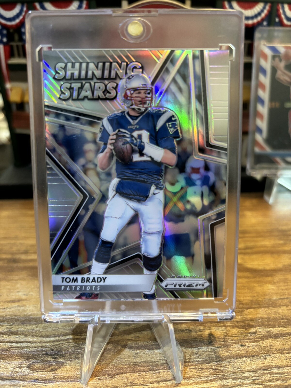 2016 Panini Prizm💥Tom Brady💥Shining Stars Holo Prizm #8