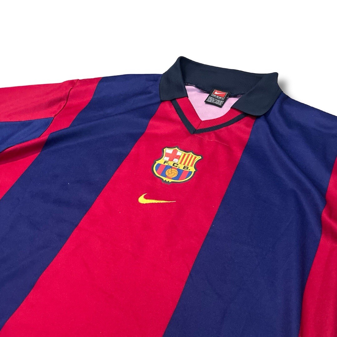 Patrick Kluivert 2000/01 FC Barcelona ORIGINAL Nike Rare Vintage